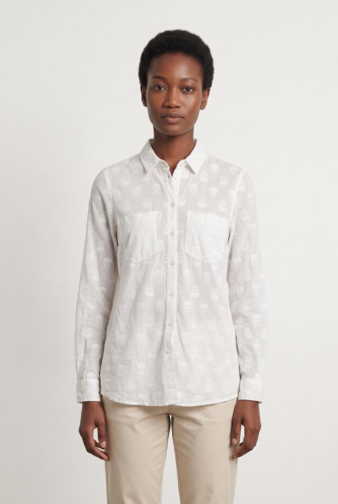 Chemise Blanche - Taille S/36 de la marque IKKS | PARAD121576 - Vendu par Paradigme - Image 1