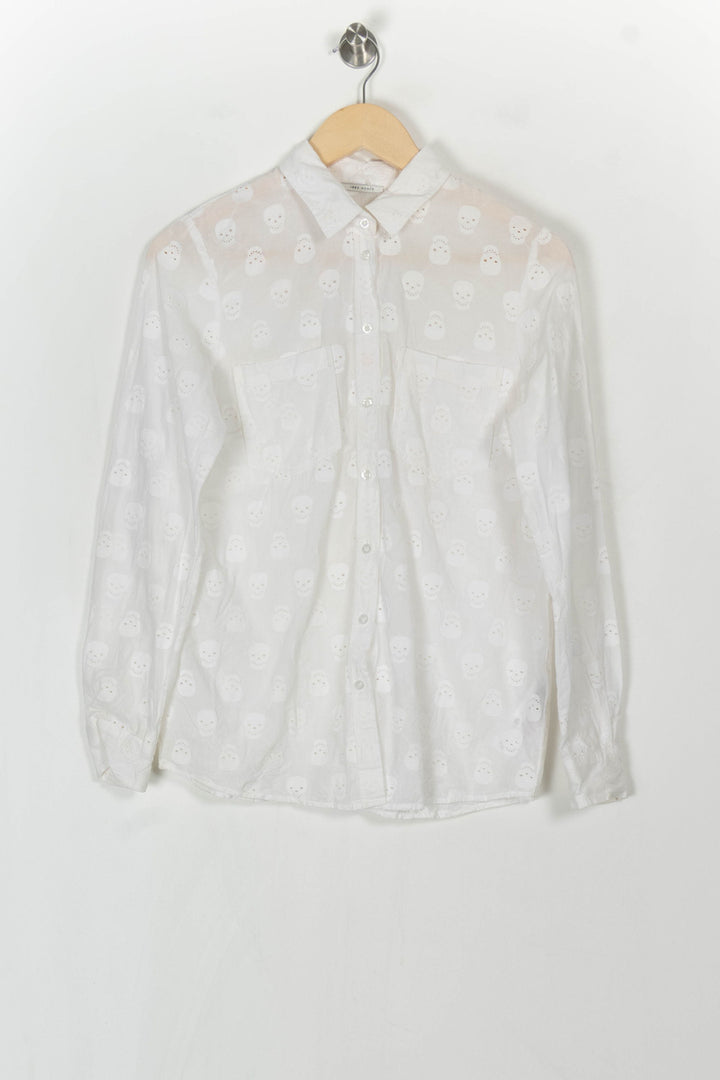 Chemise Blanche - Taille S/36 de la marque IKKS | PARAD121576 - Vendu par Paradigme - Image 2