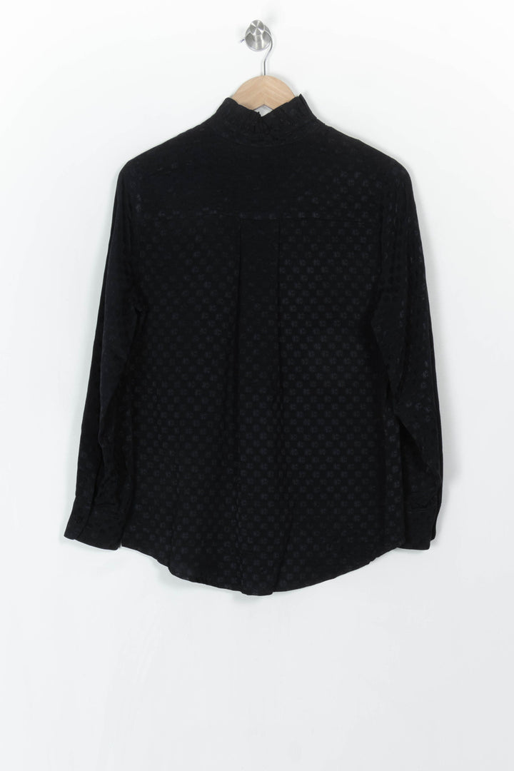 Blouse Noire - Taille M/38 de la marque Claudie Pierlot | PARAD121577 - Vendu par Paradigme - Image 5