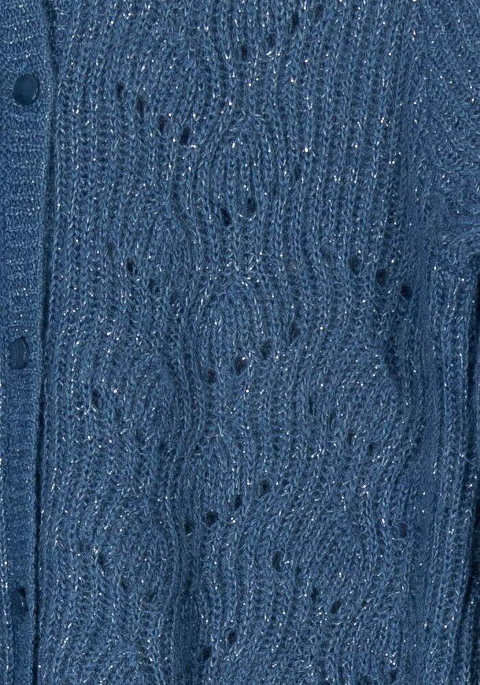 Cardigan Bleu - Taille S/36 de la marque Caroll | PARAD121578 - Vendu par Paradigme - Image 3
