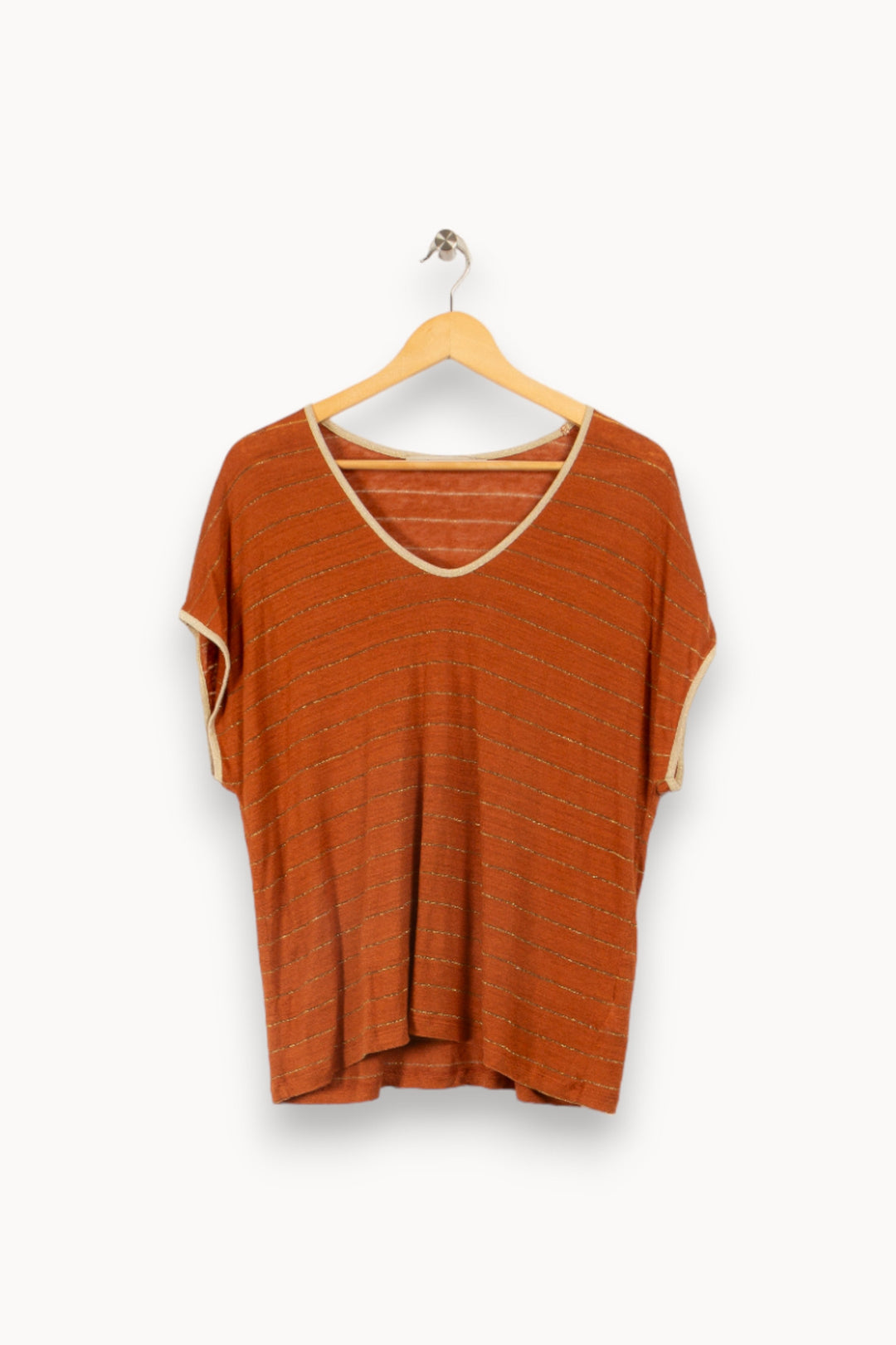 T-shirt marron - Taille L/40