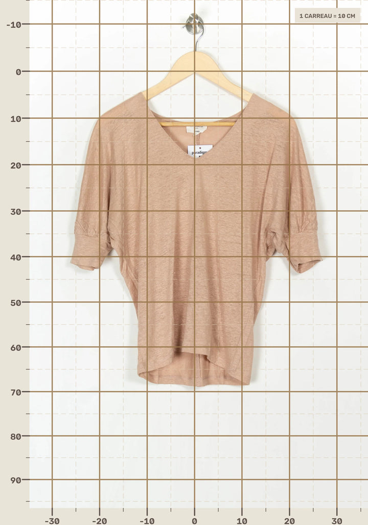 Tee-shirt Rose - Taille S/36 de la marque Maison 123 | PARAD121580 - Vendu par Paradigme - Image 4