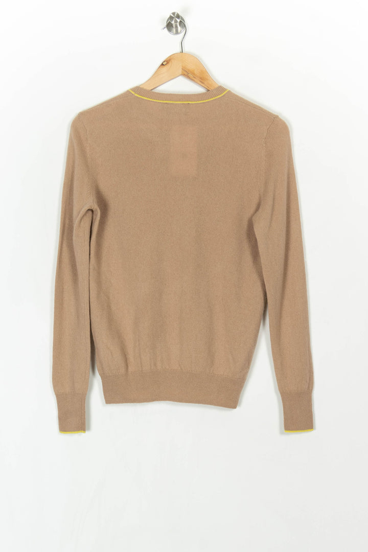 Pull Marron et Jaune - Taille M/38 de la marque Galeries Lafayette | PARAD121581 - Vendu par Paradigme - Image 5