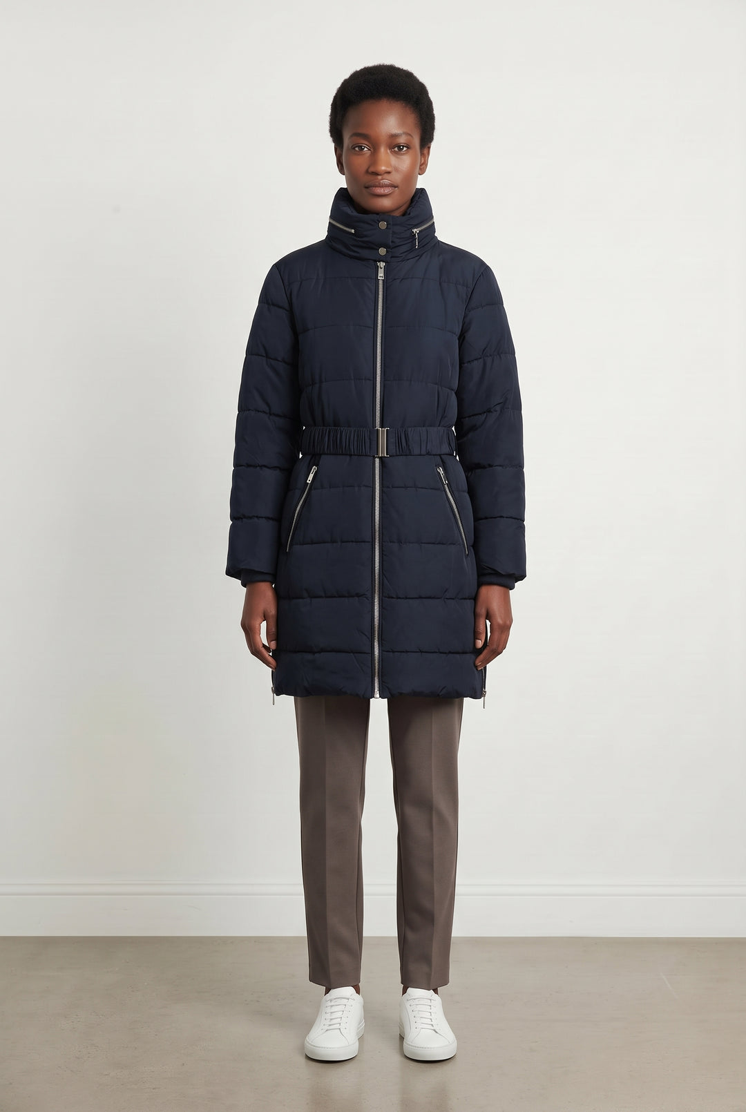 Doudoune Bleue - Taille S/36 de la marque Claudie Pierlot | PARAD121582 - Vendu par Paradigme - Image 1