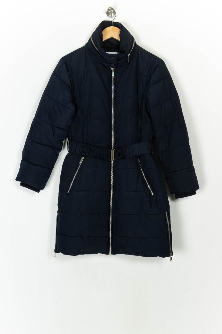 Doudoune Bleue - Taille S/36 de la marque Claudie Pierlot | PARAD121582 - Vendu par Paradigme - Image 2