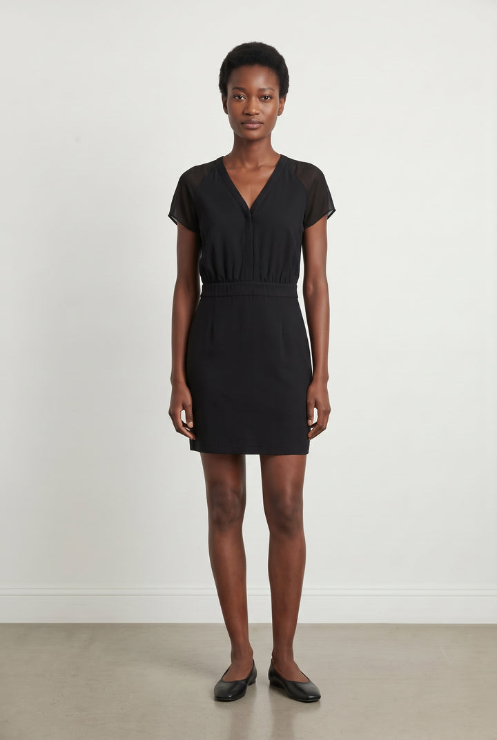 Robe Courte Noire - Taille S/36 de la marque ZAPA | PARAD121583 - Vendu par Paradigme - Image 1