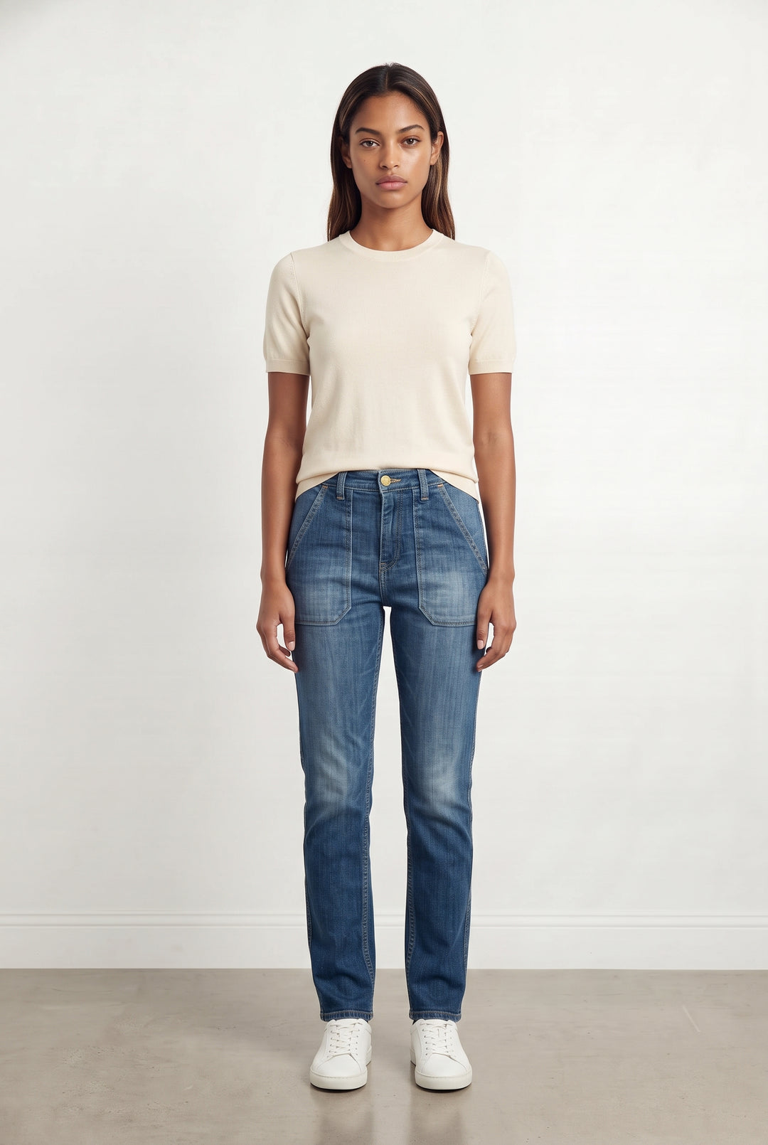 Jean Bleu - Taille XS/34 de la marque ba&amp;sh | PARAD121585 - Vendu par Paradigme - Image 1