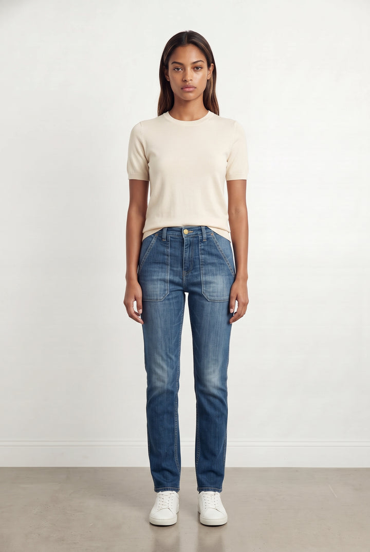 Jean Bleu - Taille XS/34 de la marque ba&amp;sh | PARAD121585 - Vendu par Paradigme - Image 1