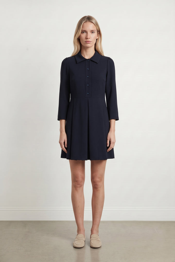 Robe Chemise Bleu - Taille M/38 de la marque Tara Jarmon | PARAD121587 - Vendu par Paradigme - Image 1