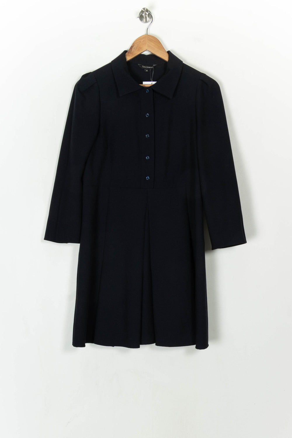 Robe Chemise Bleu - Taille M/38 de la marque Tara Jarmon | PARAD121587 - Vendu par Paradigme - Image 2