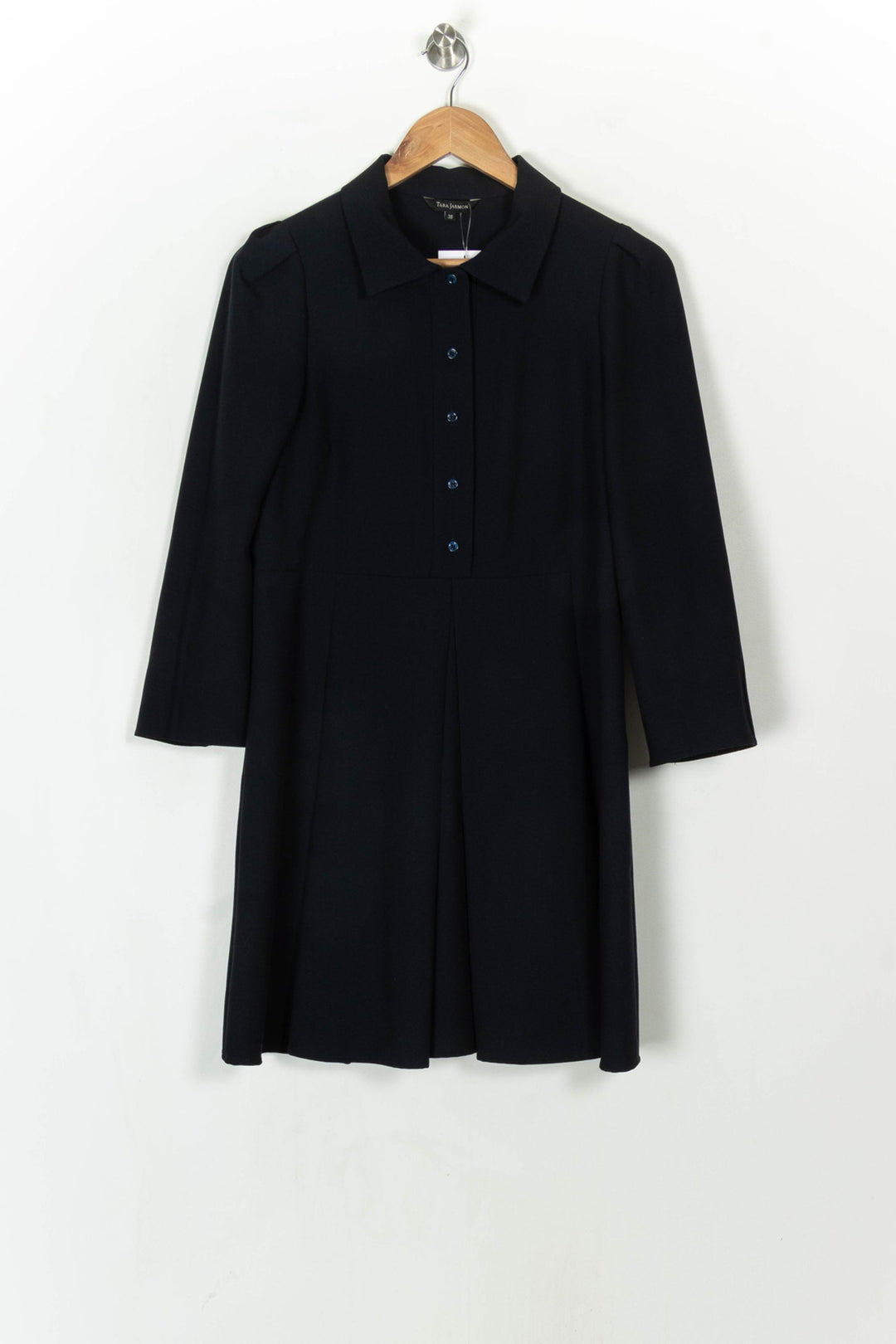 Robe Chemise Bleu - Taille M/38 de la marque Tara Jarmon | PARAD121587 - Vendu par Paradigme - Image 2