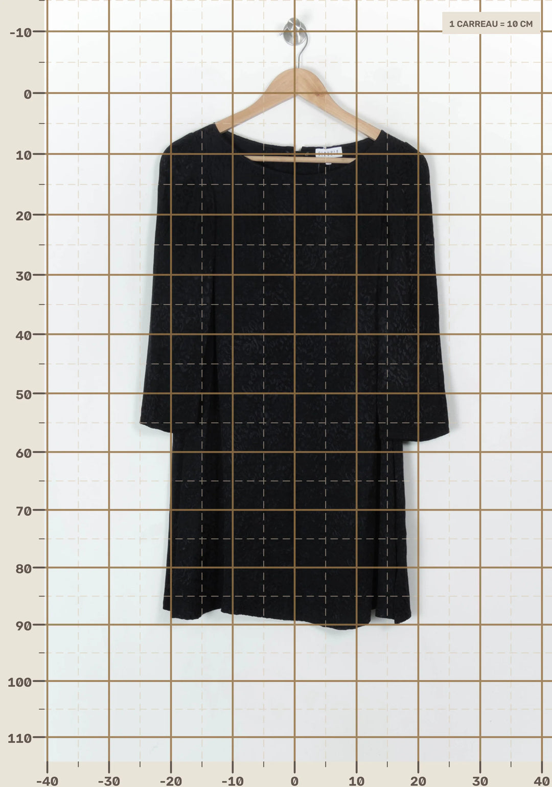 Robe Courte Noire - Taille S/36 de la marque Claudie Pierlot | PARAD121588 - Vendu par Paradigme - Image 4