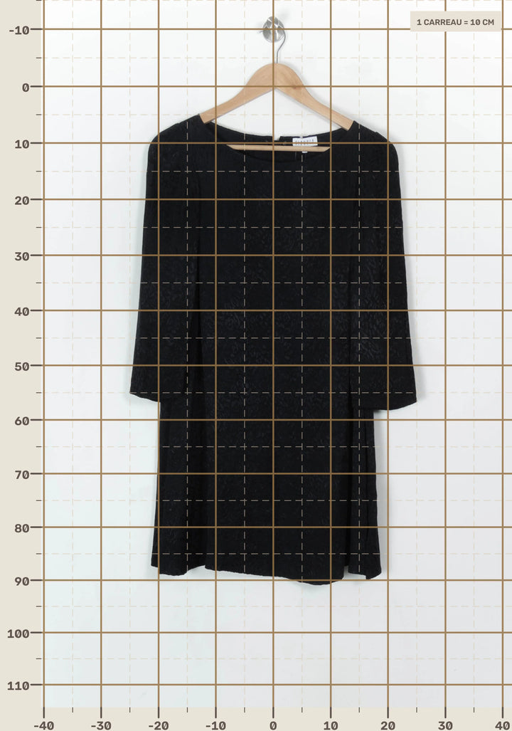 Robe Courte Noire - Taille S/36 de la marque Claudie Pierlot | PARAD121588 - Vendu par Paradigme - Image 4