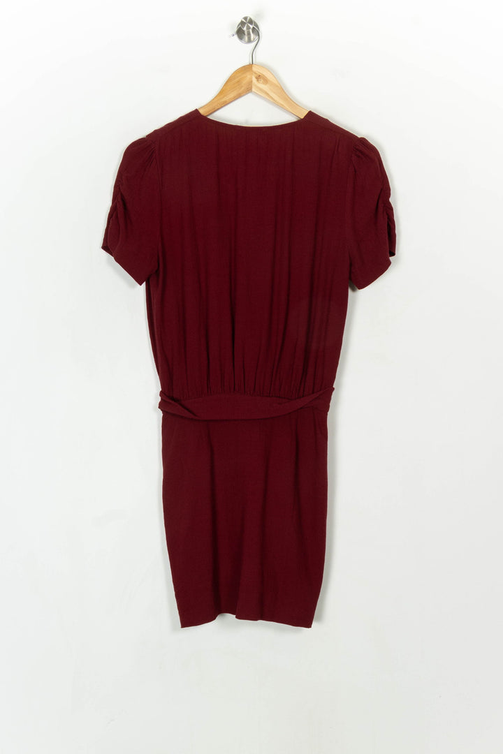 Robe Porte-feuille Bordeaux - Taille S/36 de la marque ba&amp;sh | PARAD121591 - Vendu par Paradigme - Image 5