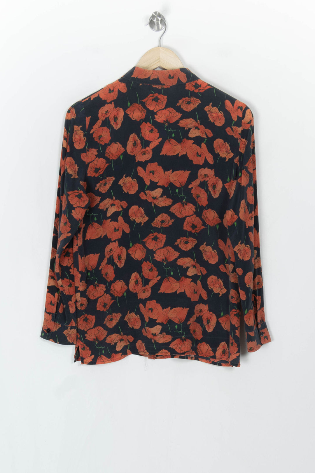 Chemise Noire et Orange - Taille S/36 de la marque Eric Bompard | PARAD121592 - Vendu par Paradigme - Image 5