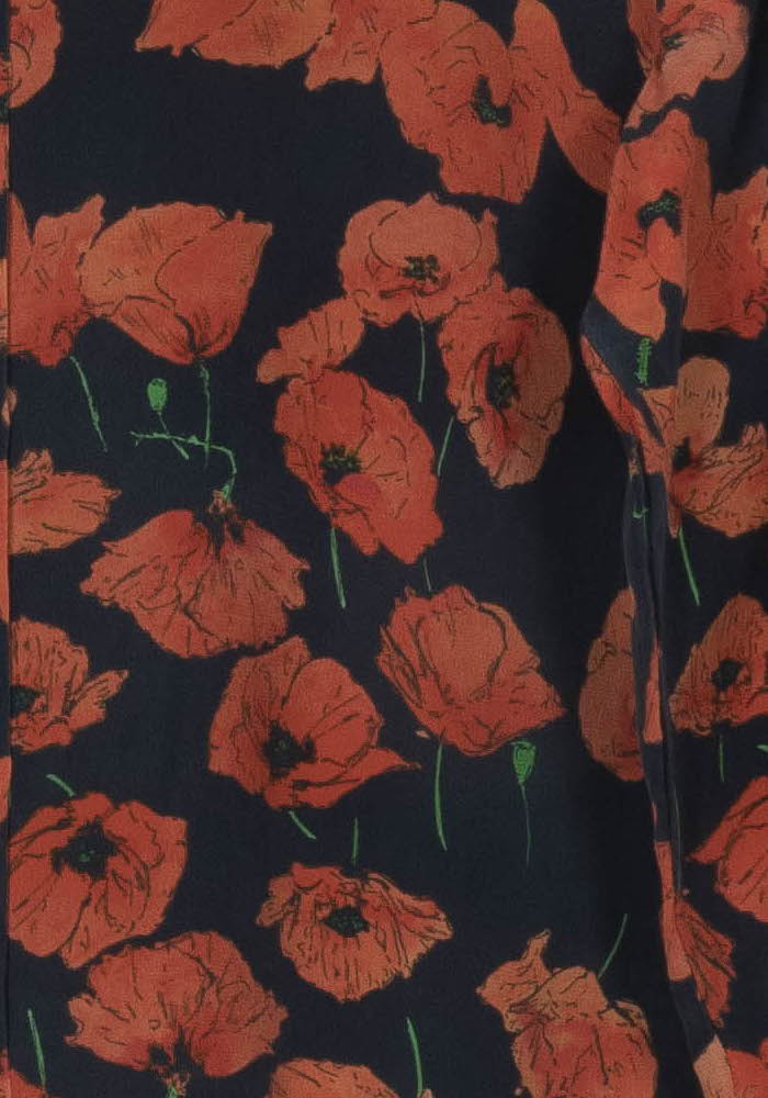 Chemise Noire et Orange - Taille S/36 de la marque Eric Bompard | PARAD121592 - Vendu par Paradigme - Image 3