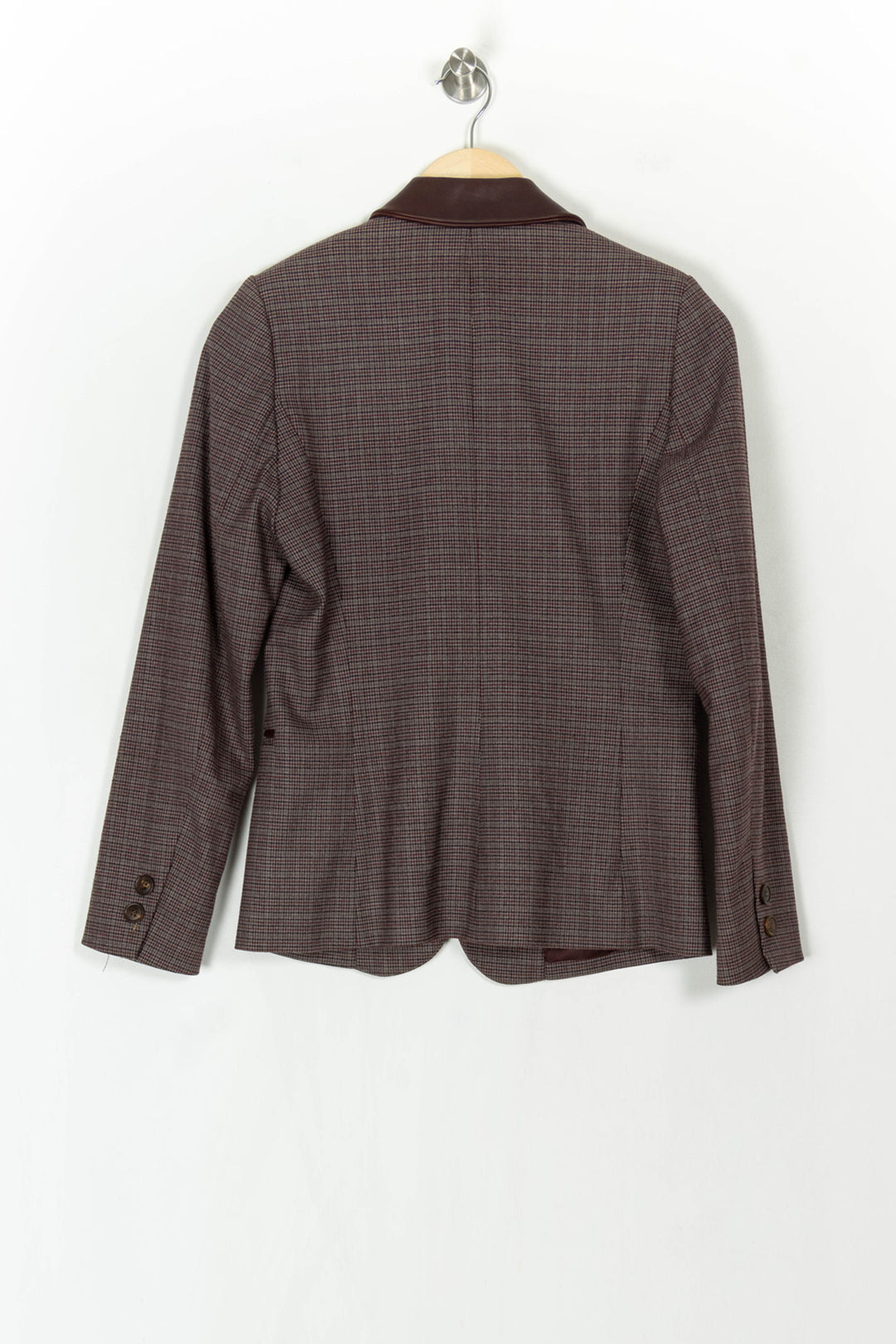Blazer Marron et Bordeaux - Taille S/36 de la marque Claudie Pierlot | PARAD121593 - Vendu par Paradigme - Image 5