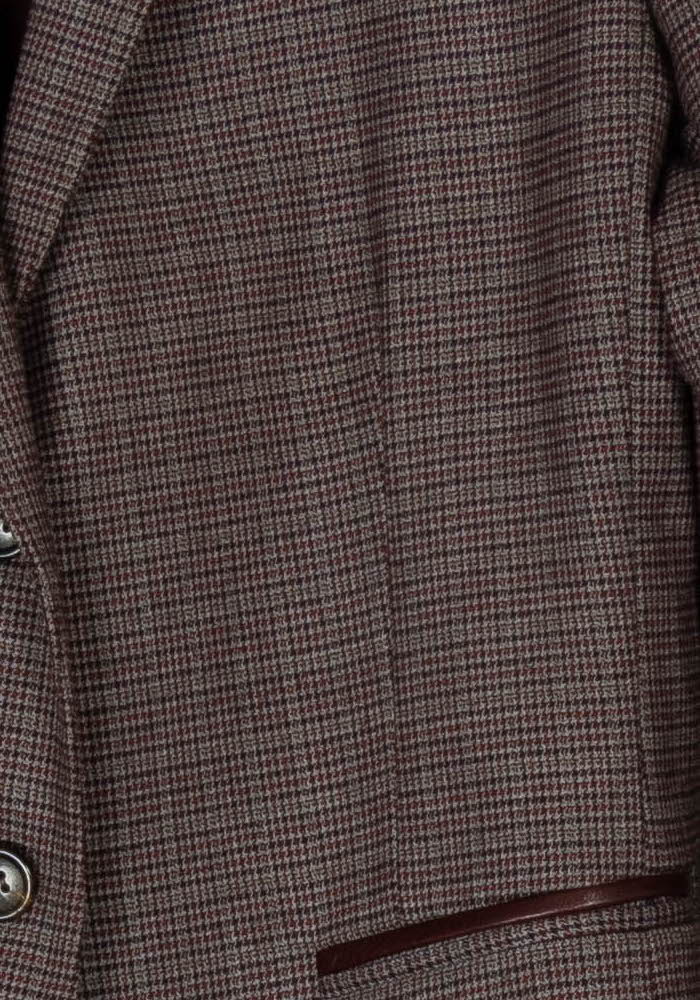 Blazer Marron et Bordeaux - Taille S/36 de la marque Claudie Pierlot | PARAD121593 - Vendu par Paradigme - Image 3