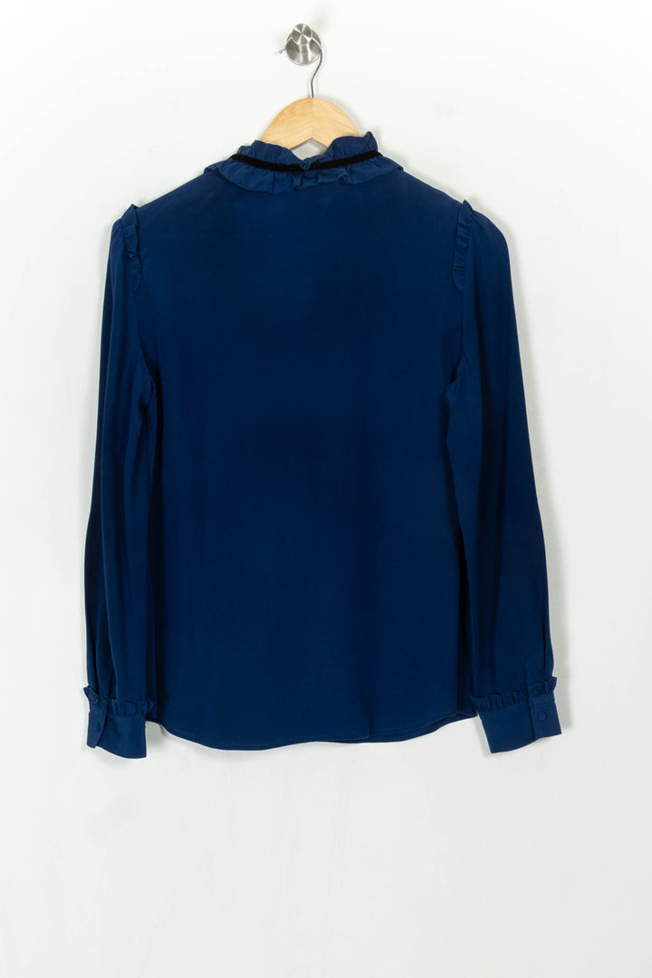 Blouse Bleue - Taille XS/34 de la marque The Kooples | PARAD121594 - Vendu par Paradigme - Image 5