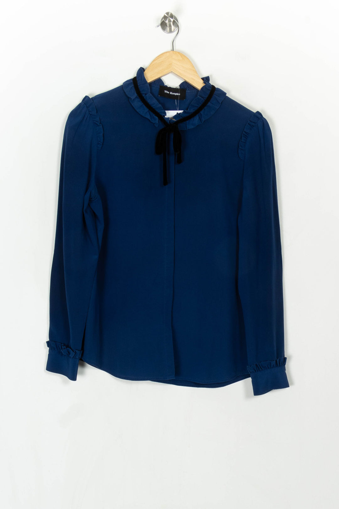 Blouse Bleue - Taille XS/34 de la marque The Kooples | PARAD121594 - Vendu par Paradigme - Image 2