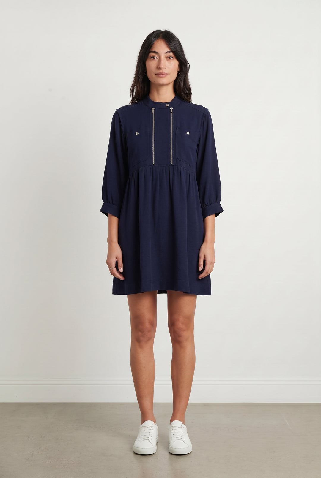 Robe Courte Bleue - Taille S/36 de la marque ba&amp;sh | PARAD121595 - Vendu par Paradigme - Image 1