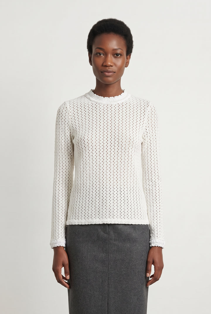 Blouse Blanche - Taille S/36 de la marque Maje | PARAD121596 - Vendu par Paradigme - Image 1