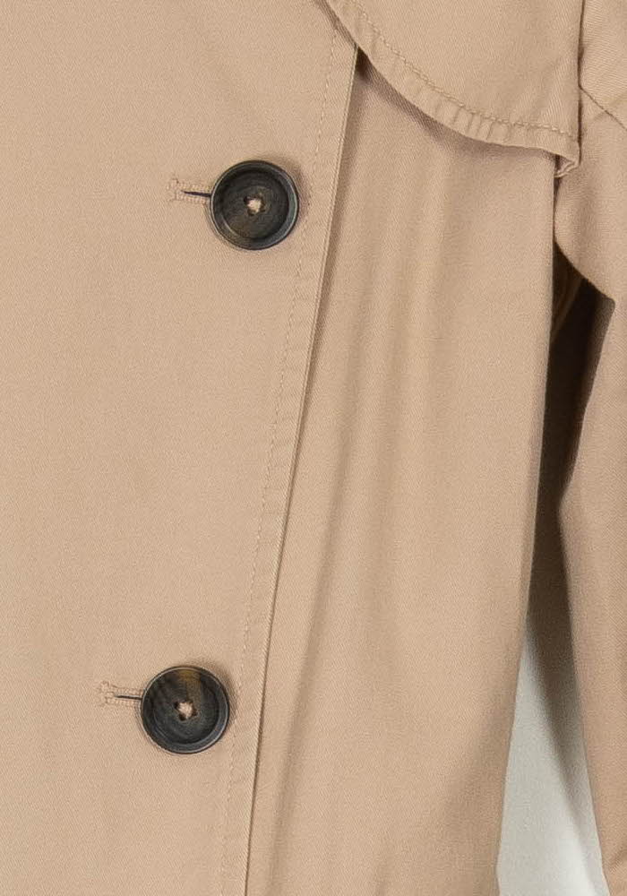 Trench Beige - Taille XS/34 de la marque Comptoir des Cotonniers | PARAD121597 - Vendu par Paradigme - Image 3