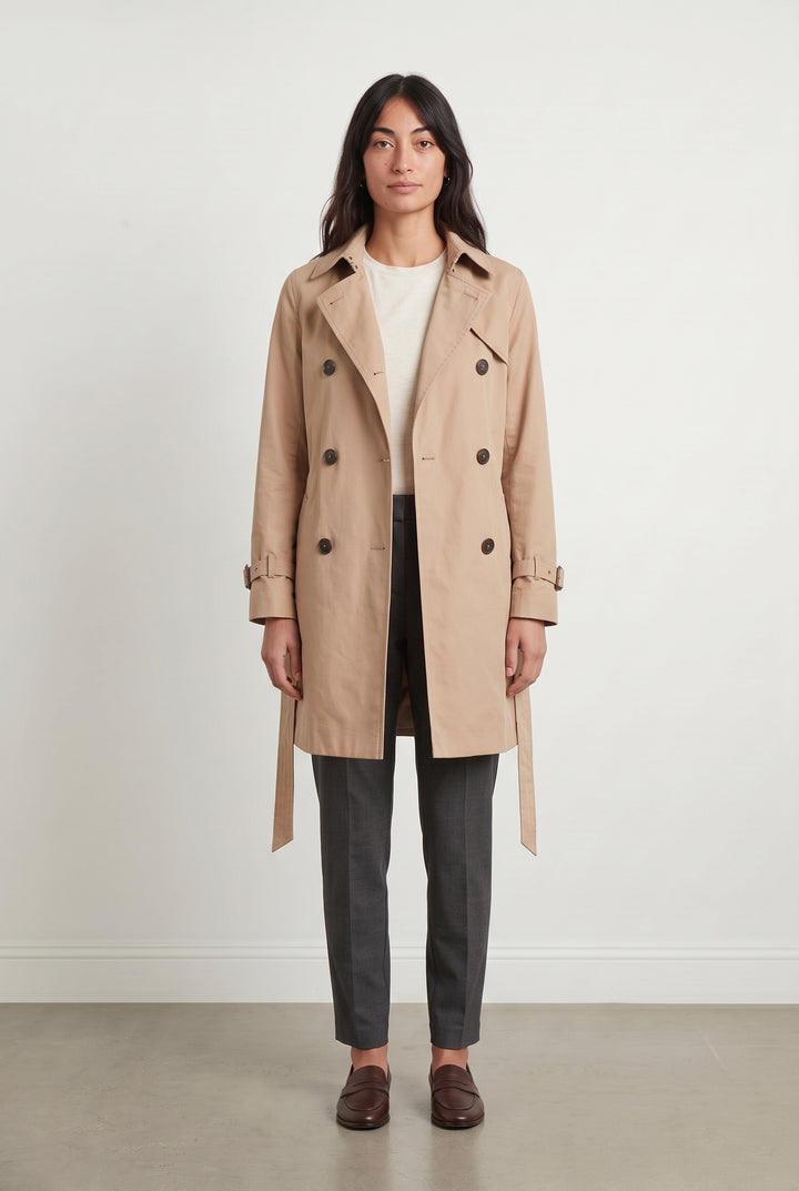 Trench Beige - Taille XS/34 de la marque Comptoir des Cotonniers | PARAD121597 - Vendu par Paradigme - Image 1