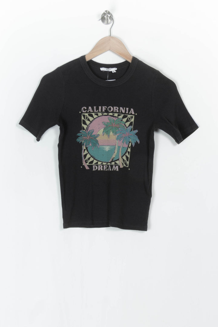 Tee-shirt Noir - Taille XS/34 de la marque ba&amp;sh | PARAD121599 - Vendu par Paradigme - Image 2