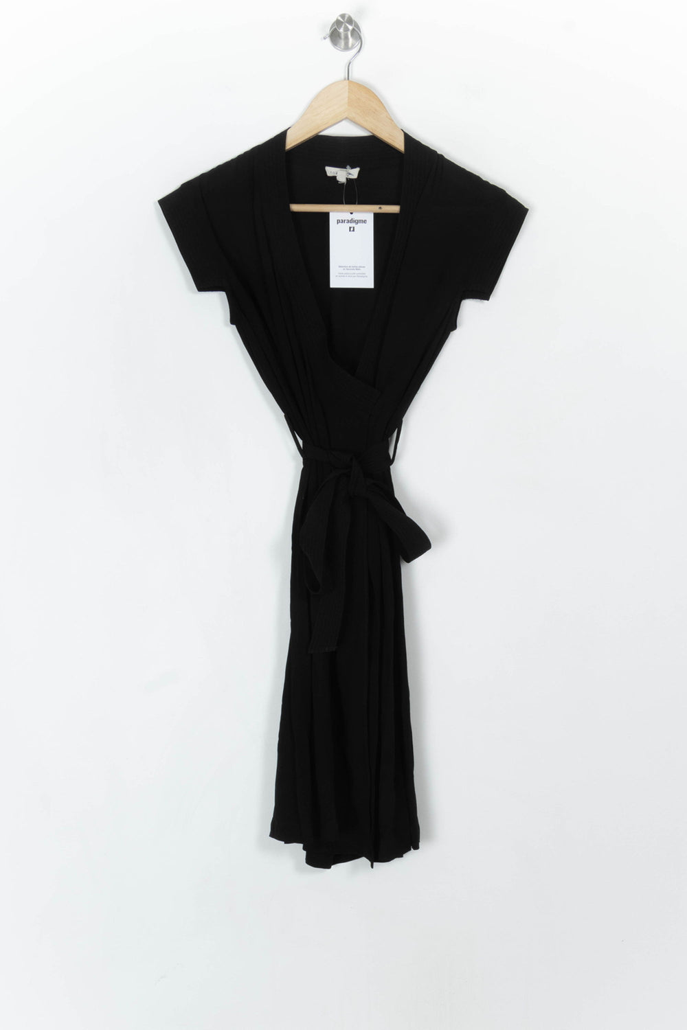 Robe Portefeuille Noire - Taille S/36 de la marque Soeur | PARAD121602 - Vendu par Paradigme - Image 2