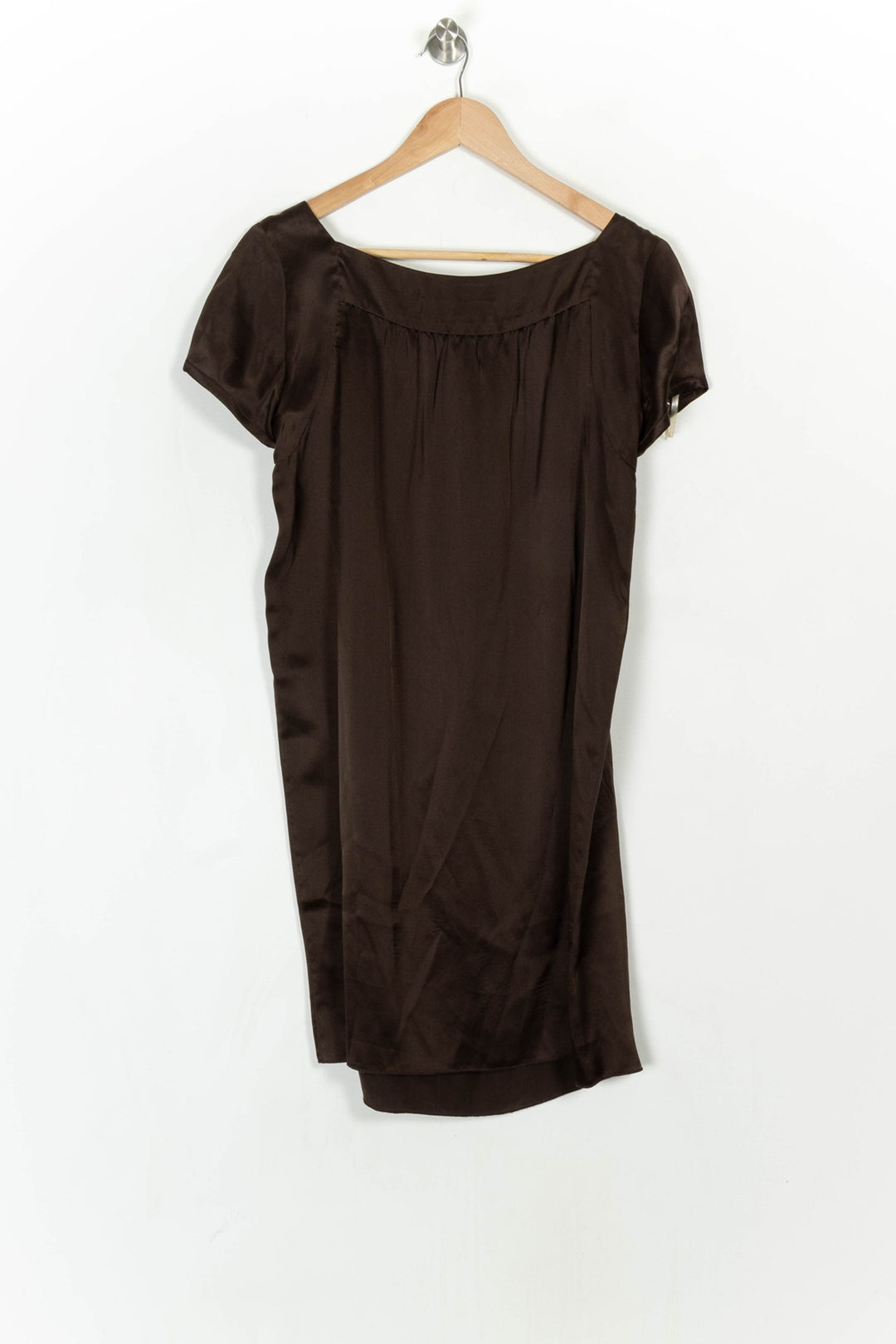 Robe Courte Marron - Taille M/38 de la marque Gerard Darel | PARAD121606 - Vendu par Paradigme - Image 5