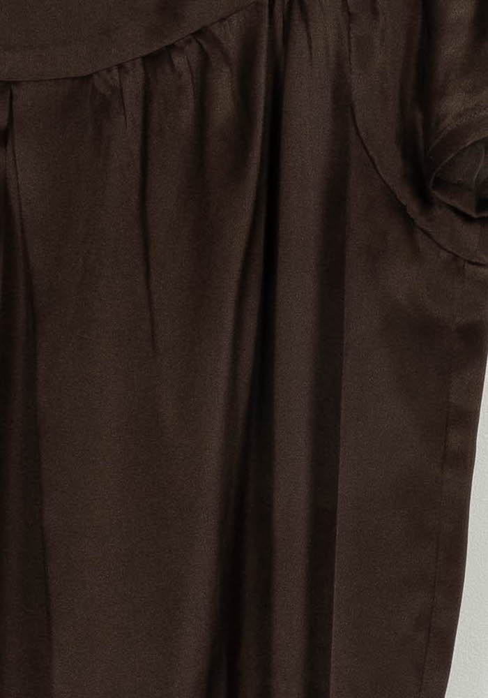 Robe Courte Marron - Taille M/38 de la marque Gerard Darel | PARAD121606 - Vendu par Paradigme - Image 3