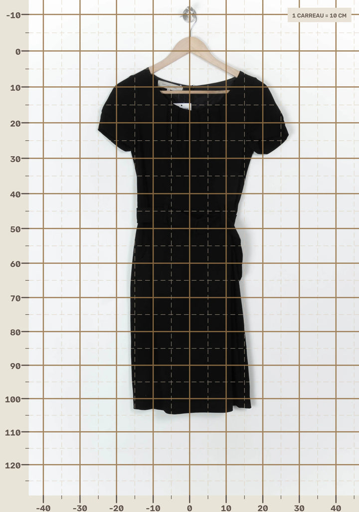 Robe Courte Noire - Taille S/36 de la marque Gerard Darel | PARAD121608 - Vendu par Paradigme - Image 4