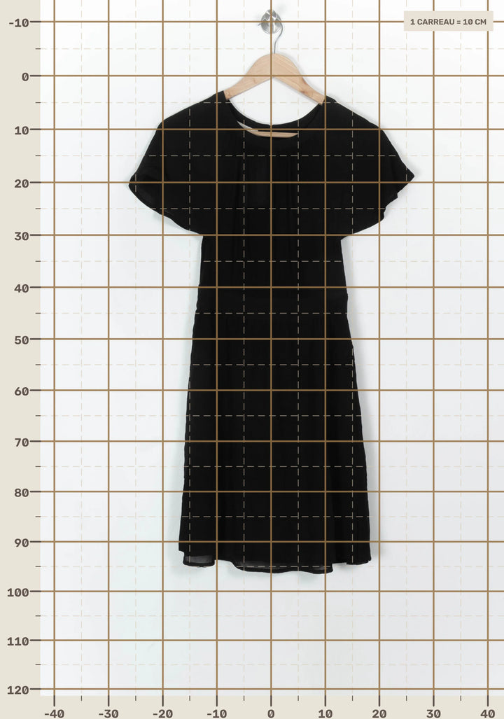 Robe Courte Noire - Taille S/36 de la marque Sessùn | PARAD121618 - Vendu par Paradigme - Image 4