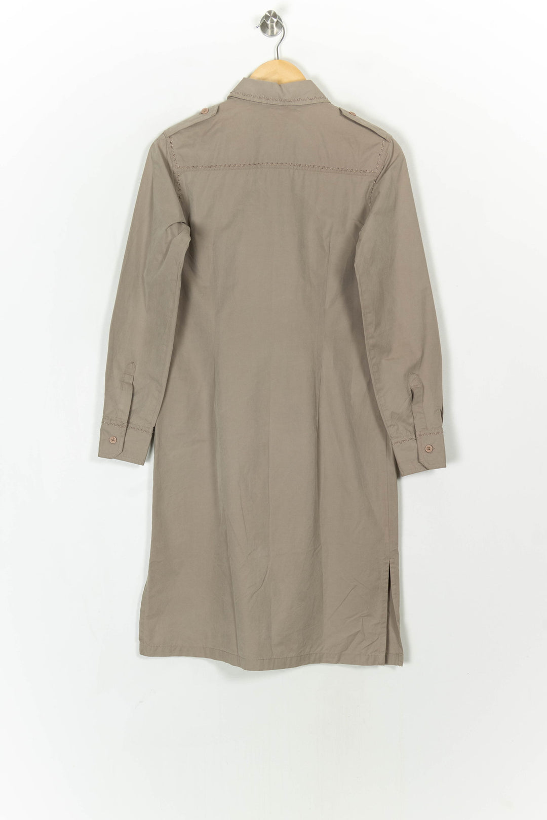 Robe Chemise Beige - Taille M/38 de la marque Gerard Darel | PARAD121619 - Vendu par Paradigme - Image 5