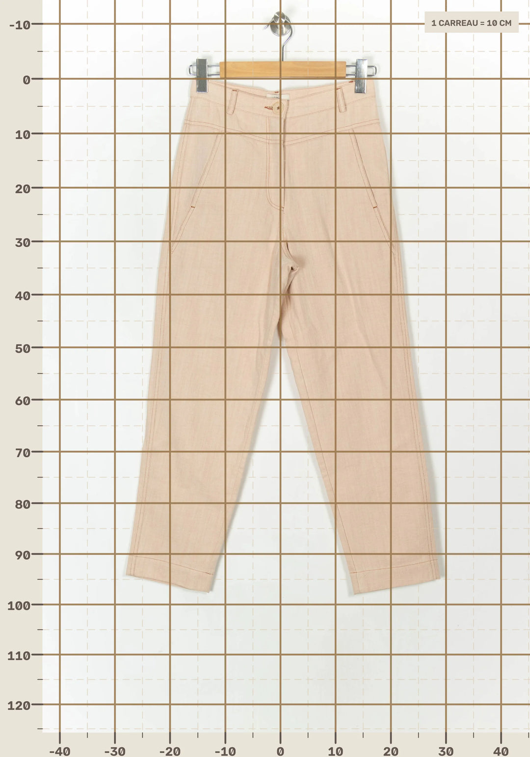 Pantalon Rose - Taille S/36 de la marque Sessùn | PARAD121621 - Vendu par Paradigme - Image 4