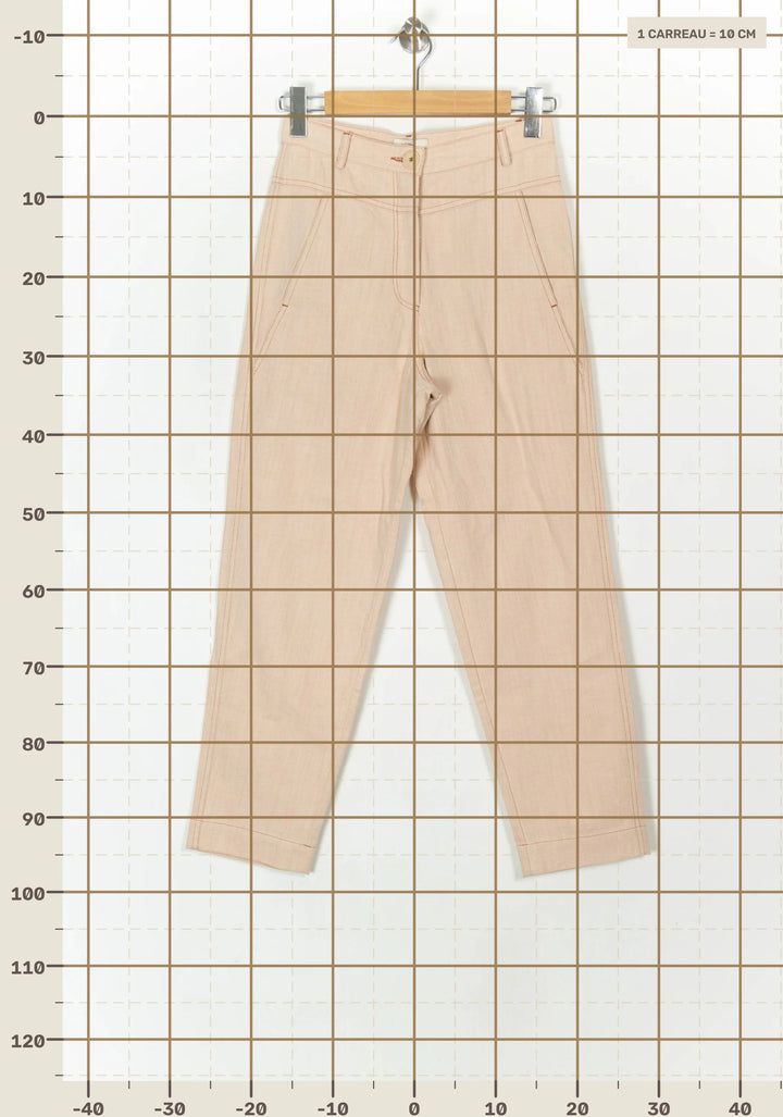 Pantalon Rose - Taille S/36 de la marque Sessùn | PARAD121621 - Vendu par Paradigme - Image 4