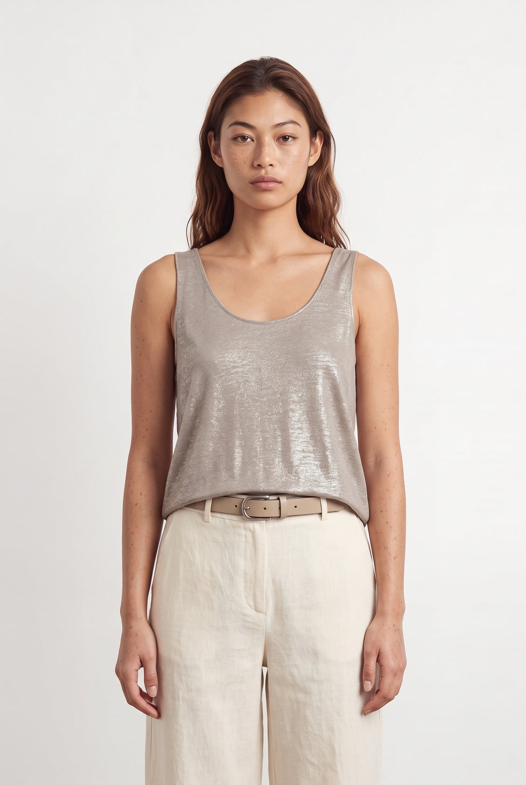 Débardeur Beige - Taille S/36 de la marque Marie Sixtine | PARAD121622 - Vendu par Paradigme - Image 1