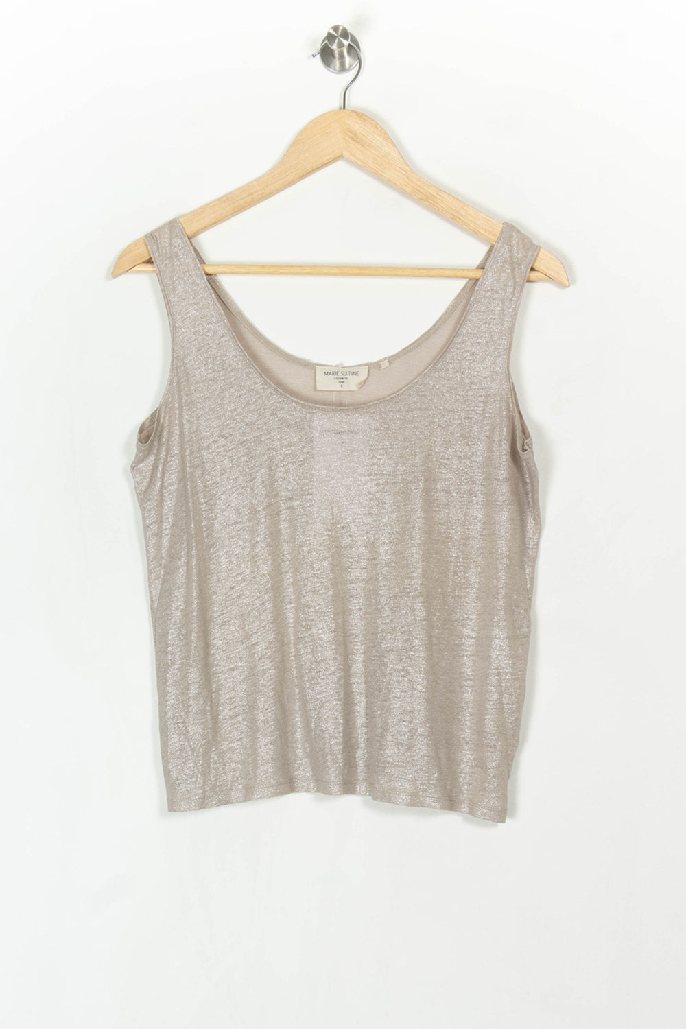 Débardeur Beige - Taille S/36 de la marque Marie Sixtine | PARAD121622 - Vendu par Paradigme - Image 2