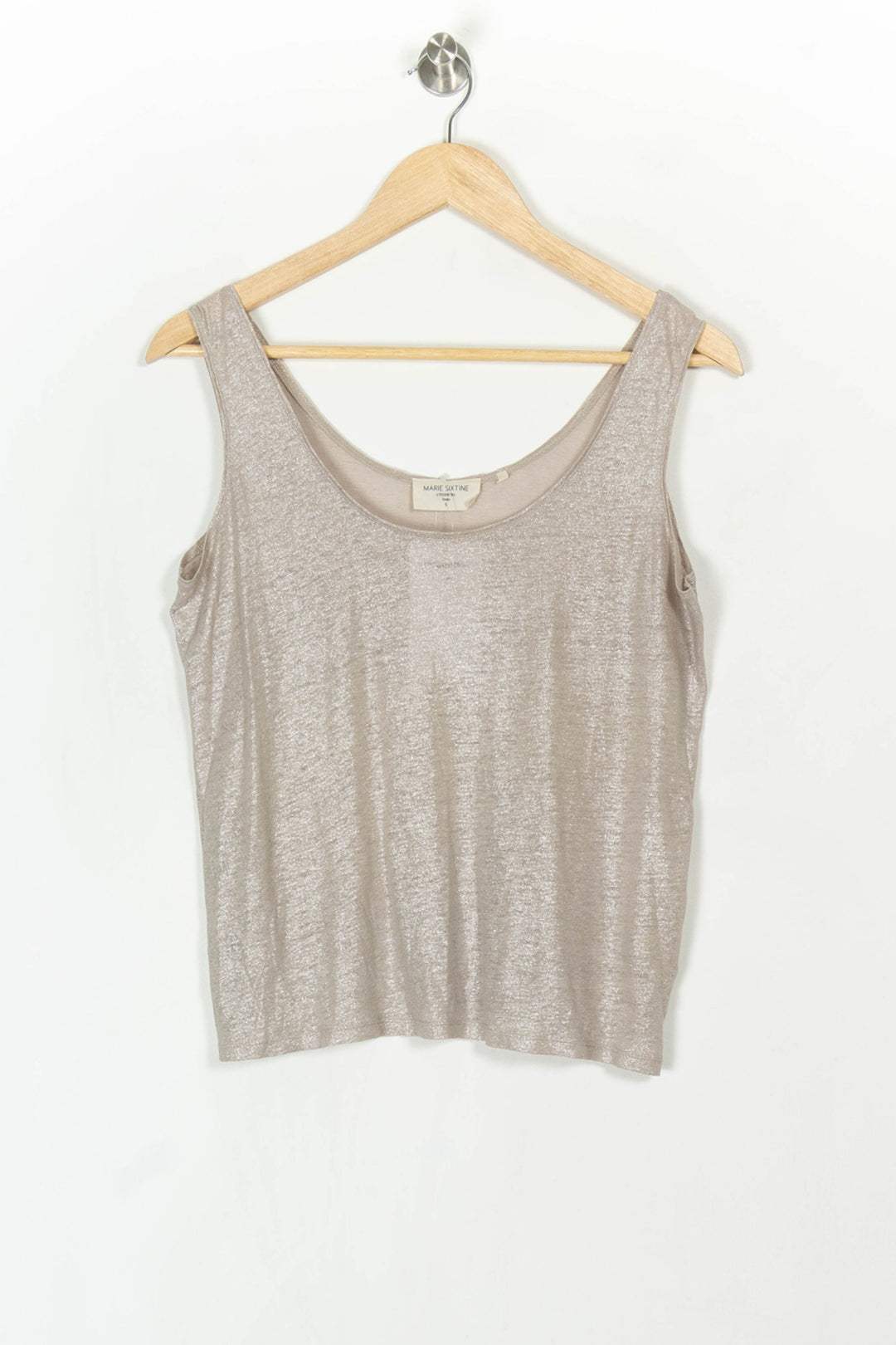 Débardeur Beige - Taille S/36 de la marque Marie Sixtine | PARAD121622 - Vendu par Paradigme - Image 2