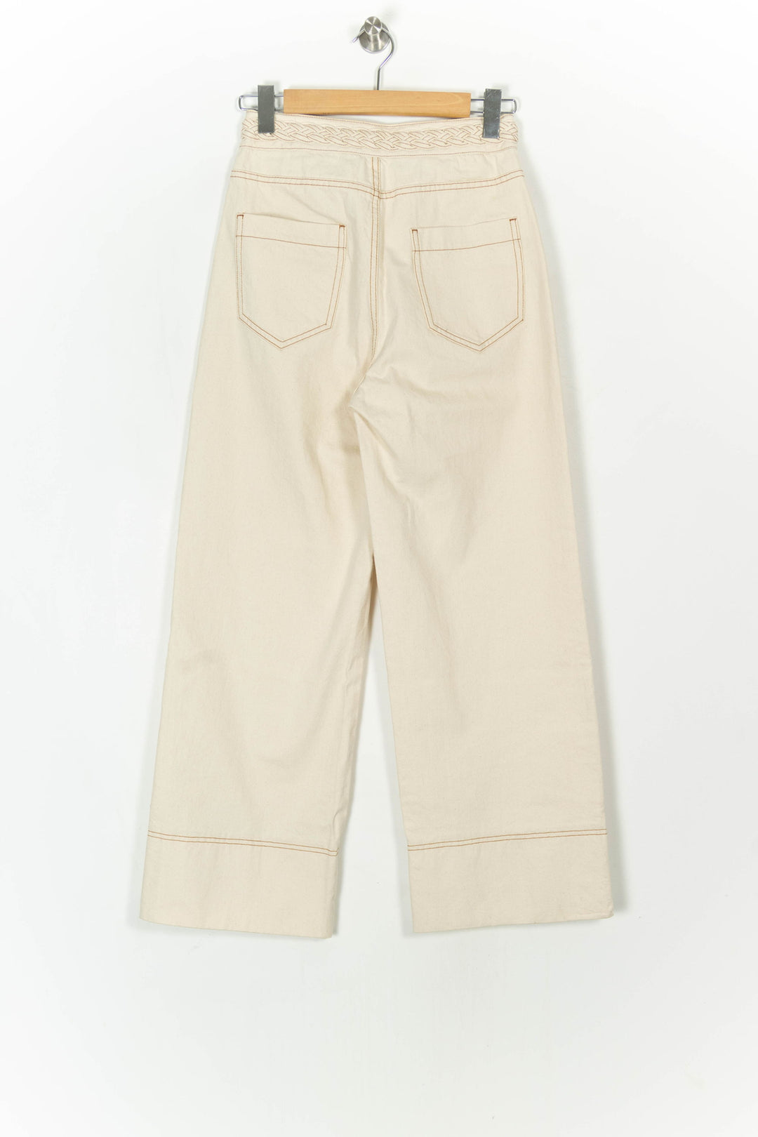Pantalon Large Beige - Taille S/36 de la marque Suncoo | PARAD121624 - Vendu par Paradigme - Image 5