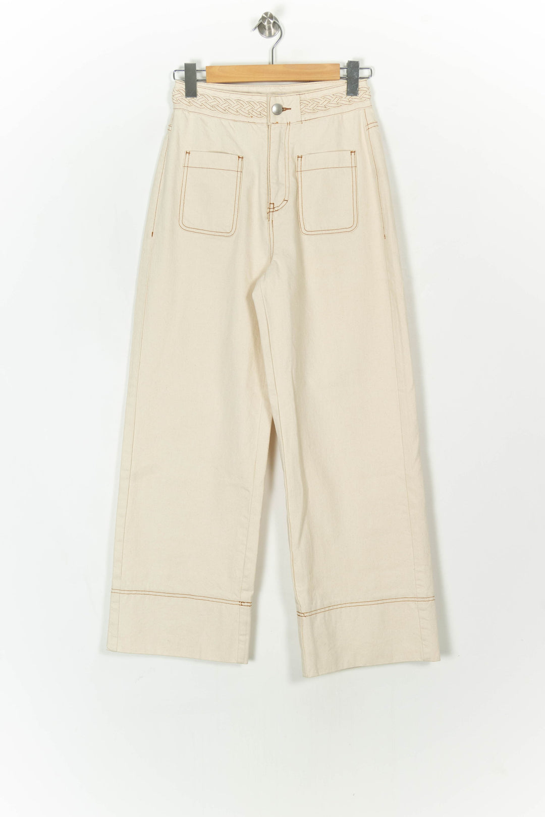 Pantalon Large Beige - Taille S/36 de la marque Suncoo | PARAD121624 - Vendu par Paradigme - Image 2