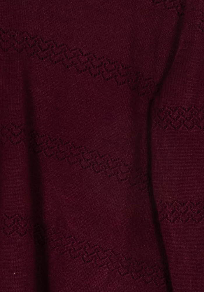 Pull Bordeaux - Taille L/40 de la marque Maison 123 | PARAD121626 - Vendu par Paradigme - Image 3