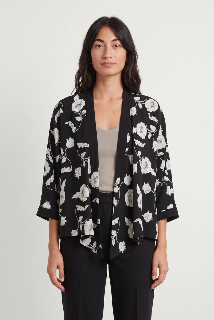 Kimono Noir et Blanc - Taille S/36 de la marque ZAPA | PARAD121630 - Vendu par Paradigme - Image 1