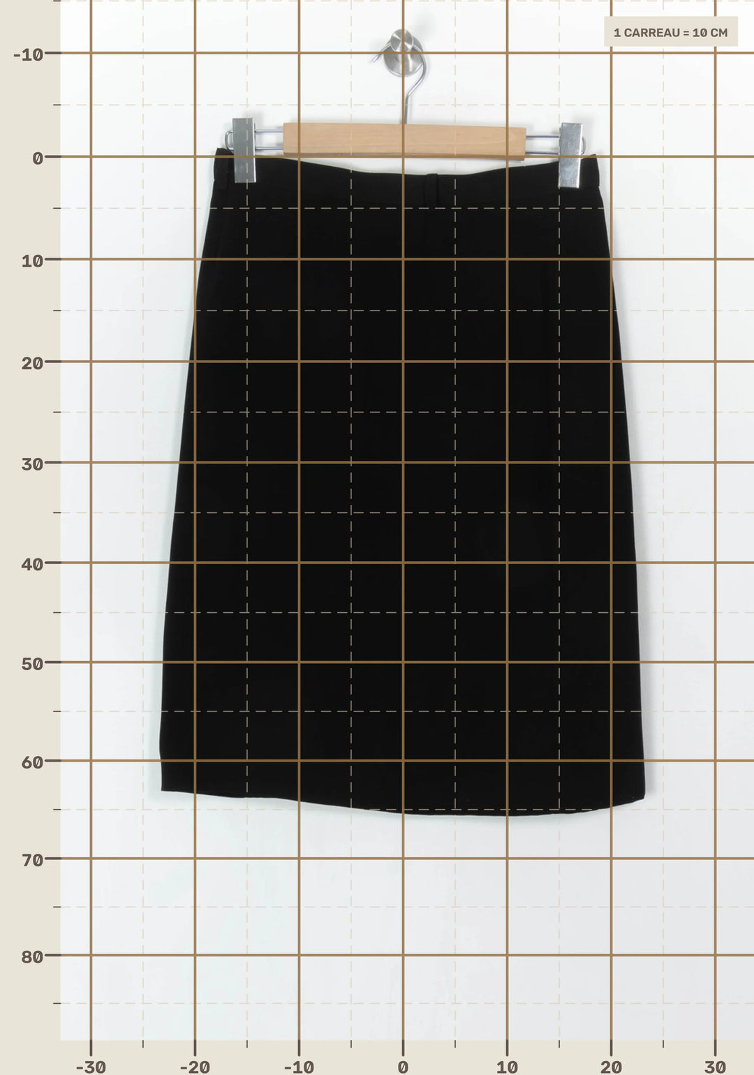 Jupe Droite Noire - Taille XXL/44 de la marque Gerard Darel | PARAD121631 - Vendu par Paradigme - Image 4
