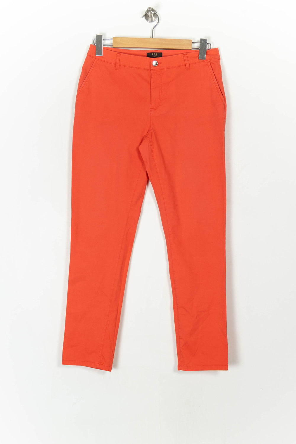 Pantalon Chino Orange - Taille L/40 de la marque Maison 123 | PARAD121632 - Vendu par Paradigme - Image 2