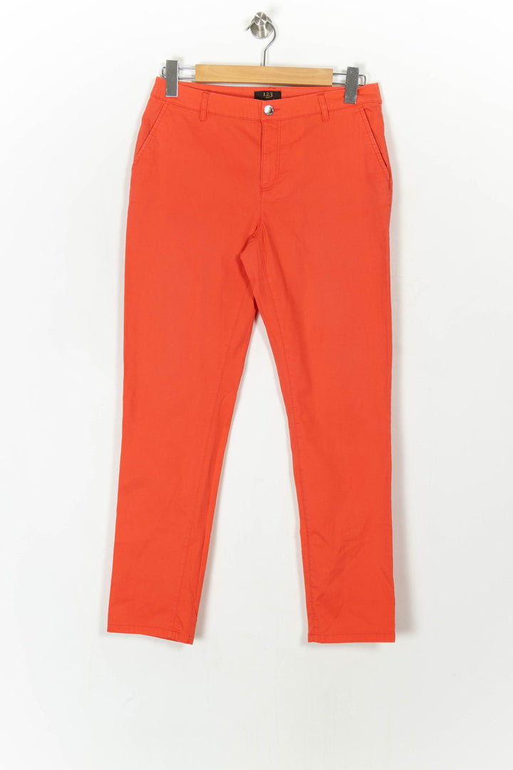 Pantalon Chino Orange - Taille L/40 de la marque Maison 123 | PARAD121632 - Vendu par Paradigme - Image 2