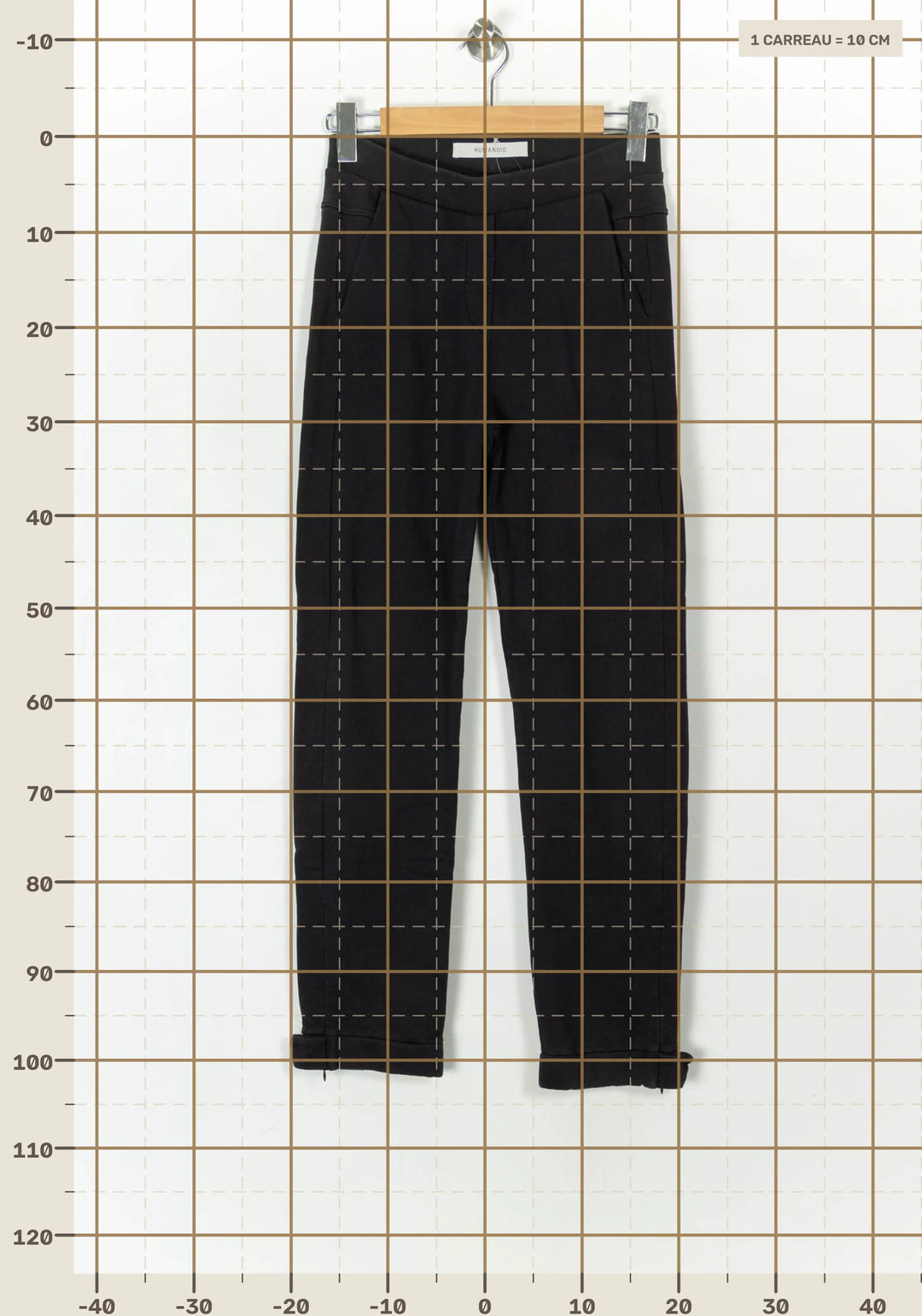 Pantalon Bleu - Taille XS/34 de la marque Humanoid | PARAD121637 - Vendu par Paradigme - Image 4