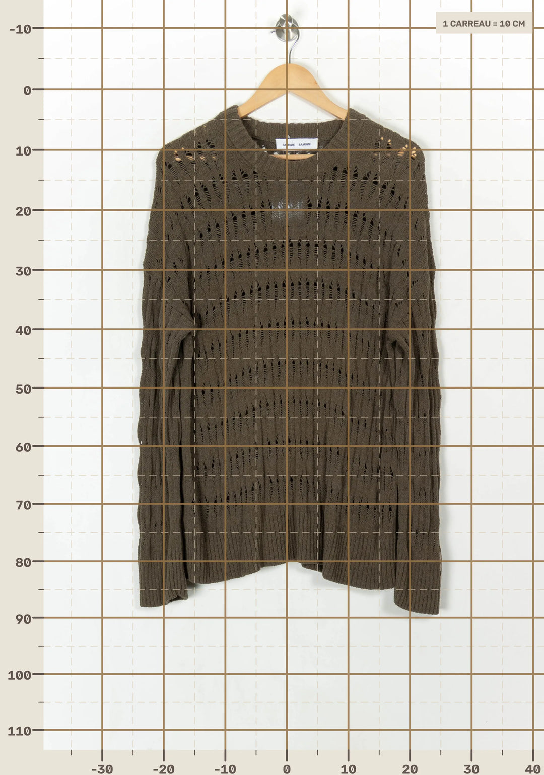 Pull Vert - Taille XS/34 de la marque Samsoe Samsoe | PARAD121638 - Vendu par Paradigme - Image 4
