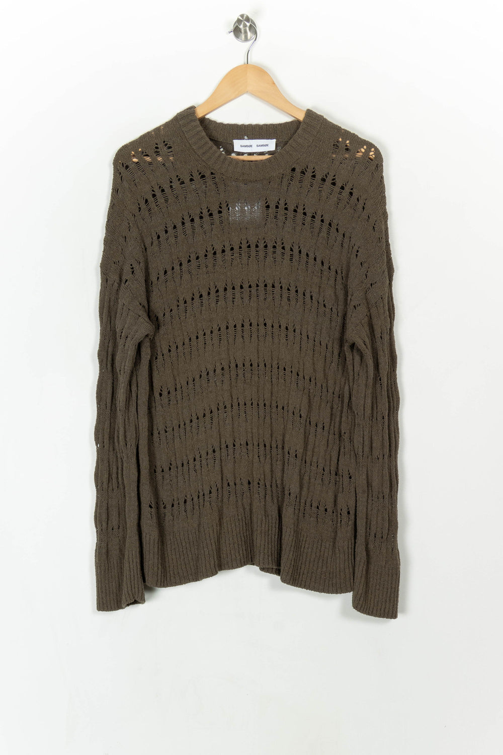 Pull Vert - Taille XS/34 de la marque Samsoe Samsoe | PARAD121638 - Vendu par Paradigme - Image 2